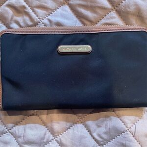 Michael Kors Black and Brown Wallet